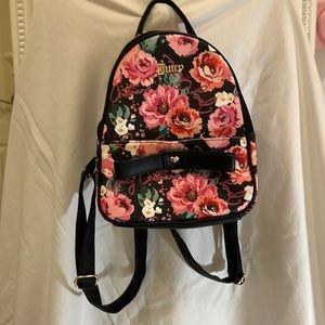 Juicy Couture floral mini backpack